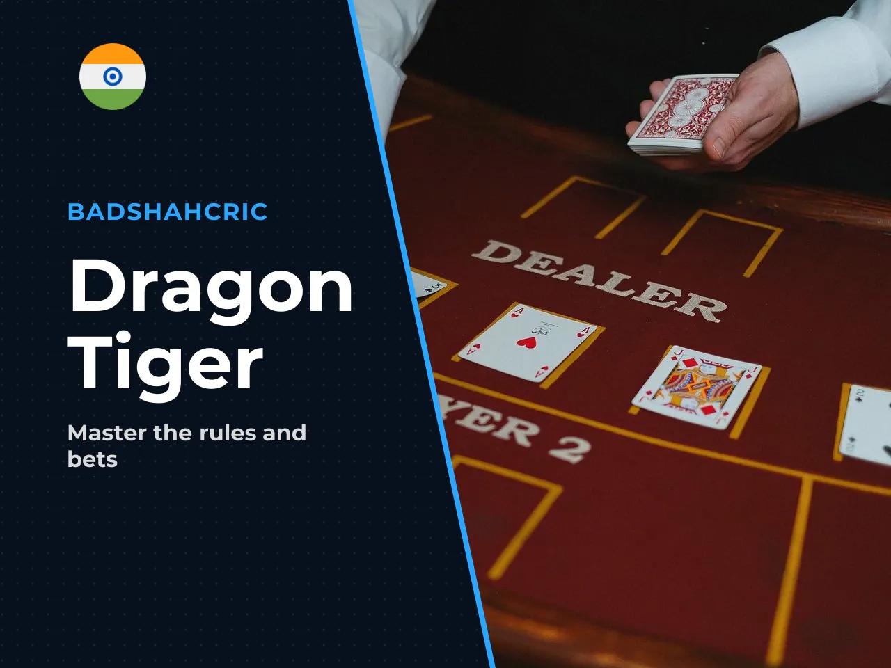 Main Bet Dragon or Tiger. The