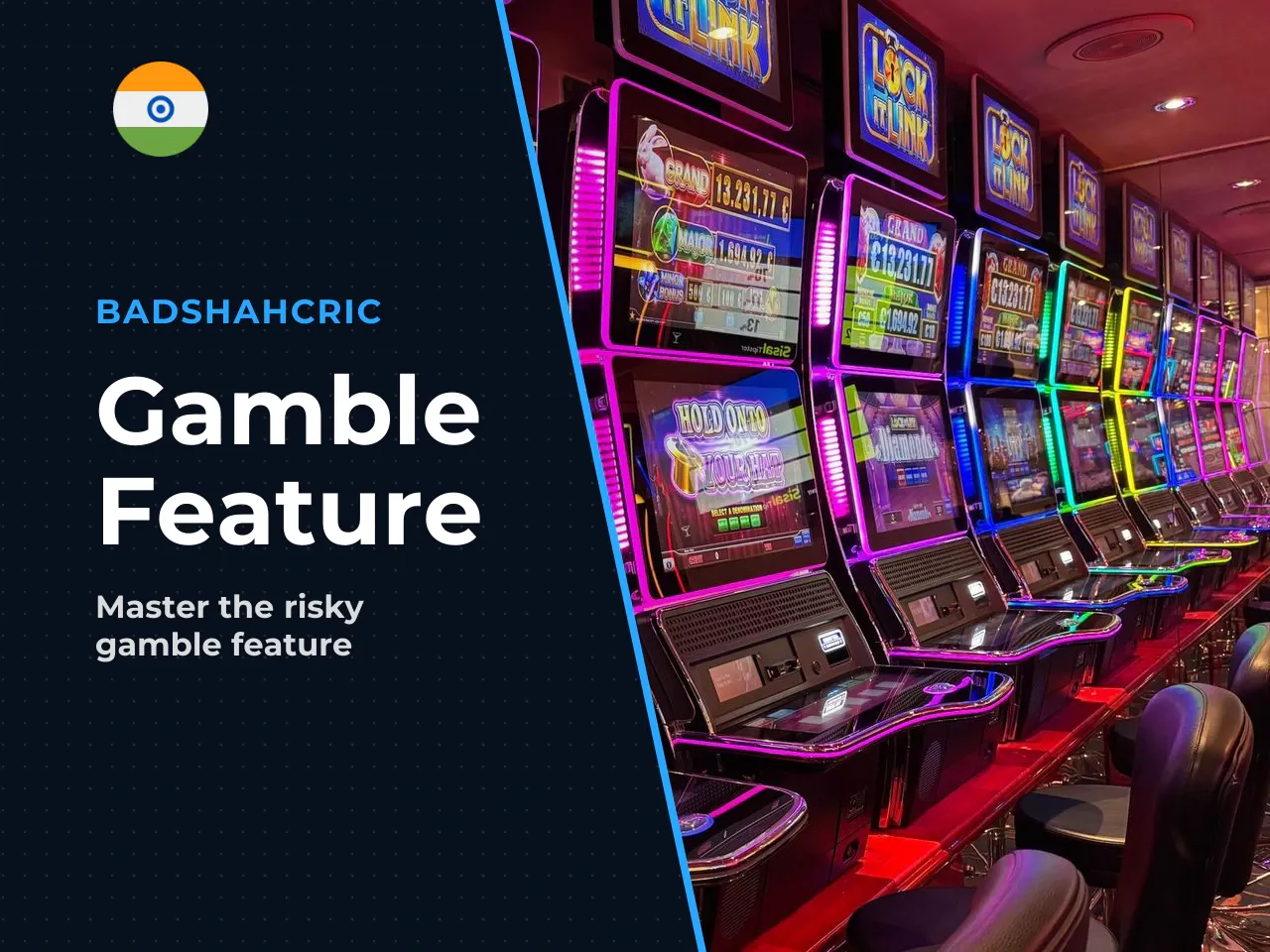 You can gamble repeatedly on the